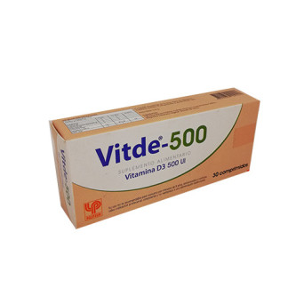 Vitde 500 UI 30 comprimidos