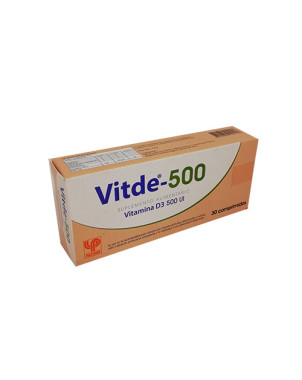 Vitde 500 UI 30 comprimidos