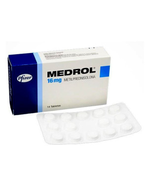 Medrol 16 mg 14 comprimidos