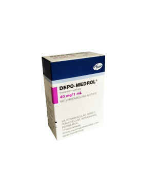 Depo-Medrol 40mg/1mL inyectable 1 Frasco Ampolla
