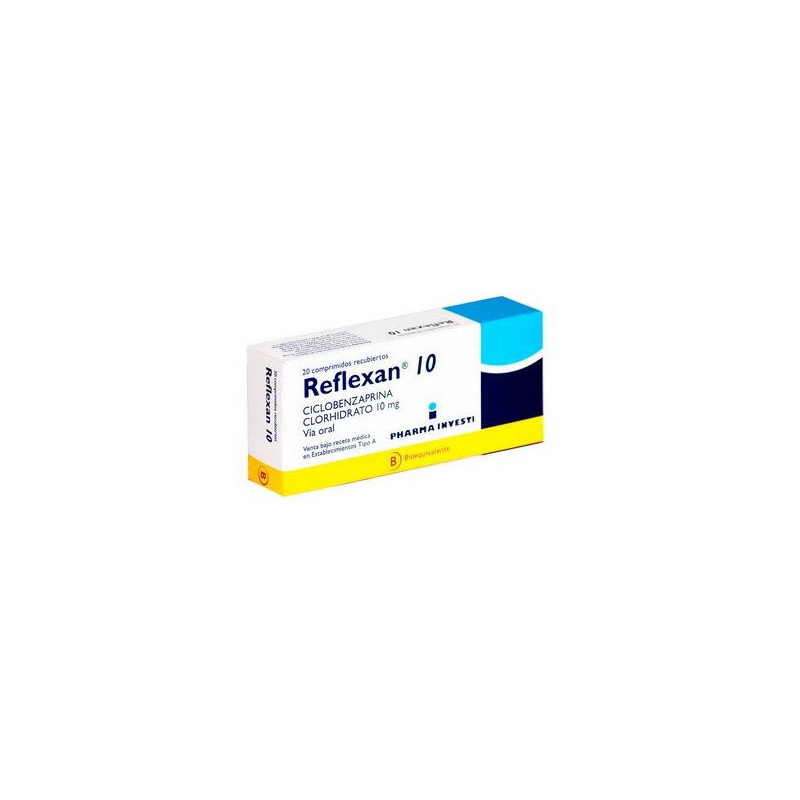 Reflexan 10 mg 20 comprimidos