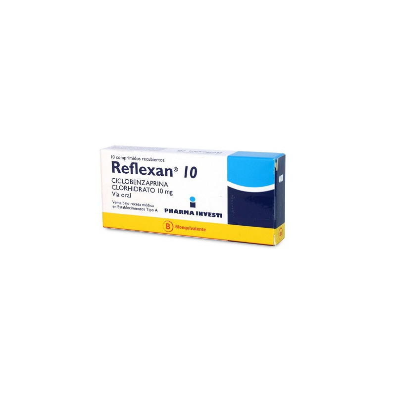 Reflexan 10 mg 10 comprimidos