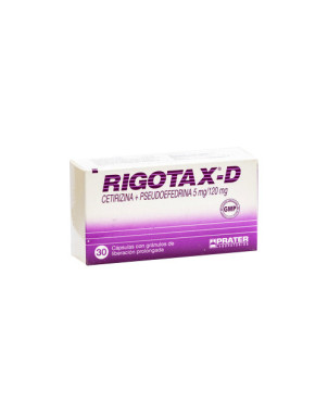 Rigotax D 30 capsulas de Liberacion Prolongada