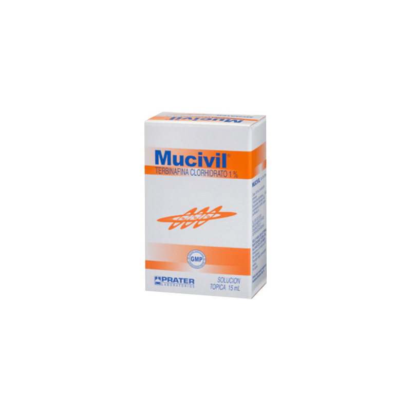 Mucivil sol. Tópica 1% x 15 ml