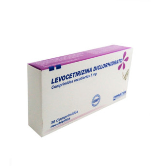Levocetirizina comprimidos 5 mg x 30