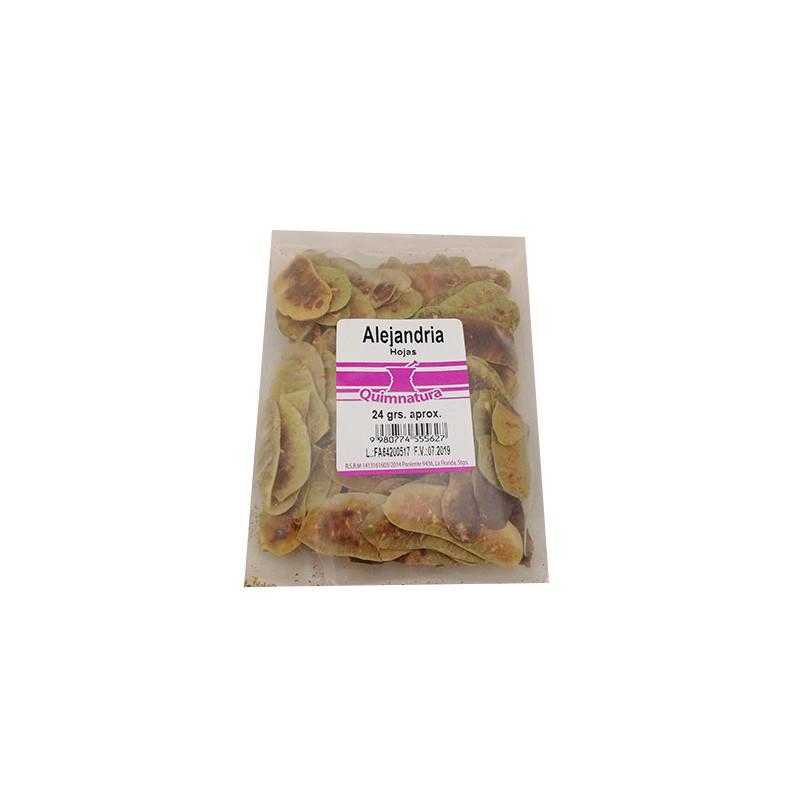 Hojas de Alejandria x 24 gr