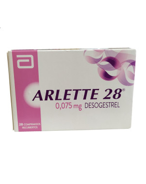Arlette 0.075 mg 28 comprimidos   VENCE 08/2026   STOCK 1