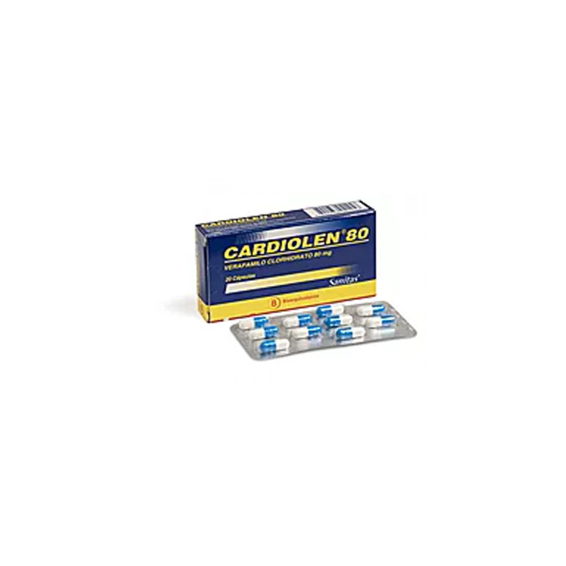 Cardiolen 80 mg x 20 Capsulas