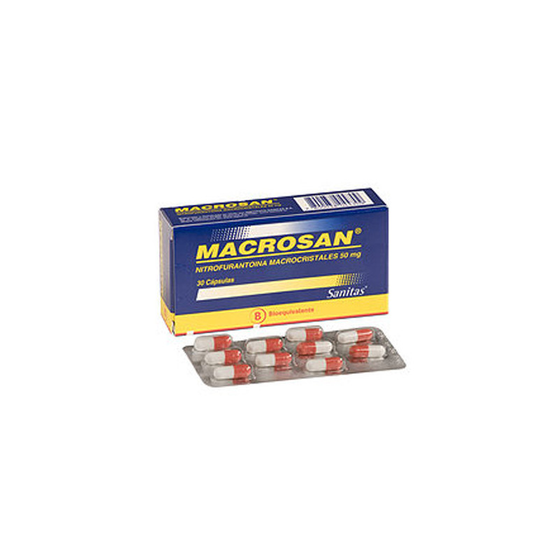 Macrosan 50 mg. 20 cáps.