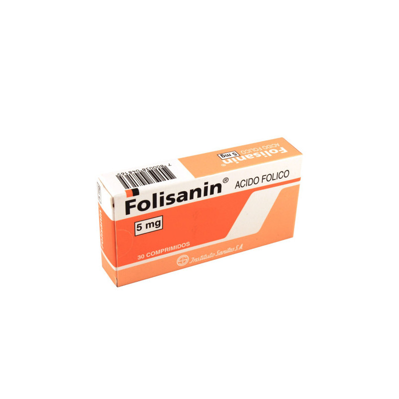 Folisanin 5 mg. 30 comp.