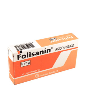Folisanin 5 mg. 30 comp.