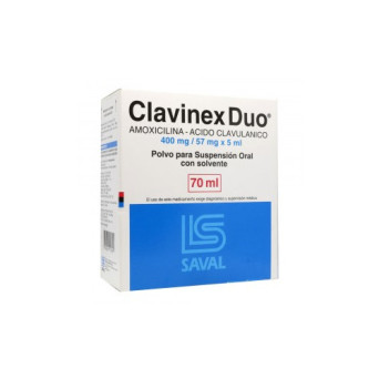 Clavinex Duo Forte Jarabe 70 mL