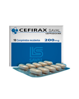 Cefirax 200 mg x 10 comp