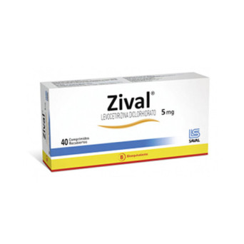 Zival comprimidos 5 mg x 40