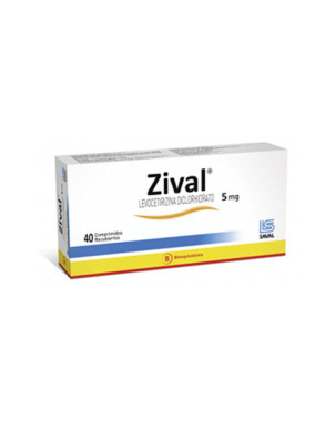 Zival comprimidos 5 mg x 40