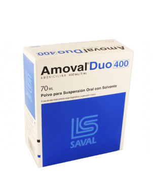 Amoval Duo Jarabe 400ml/5ml x 70 ml