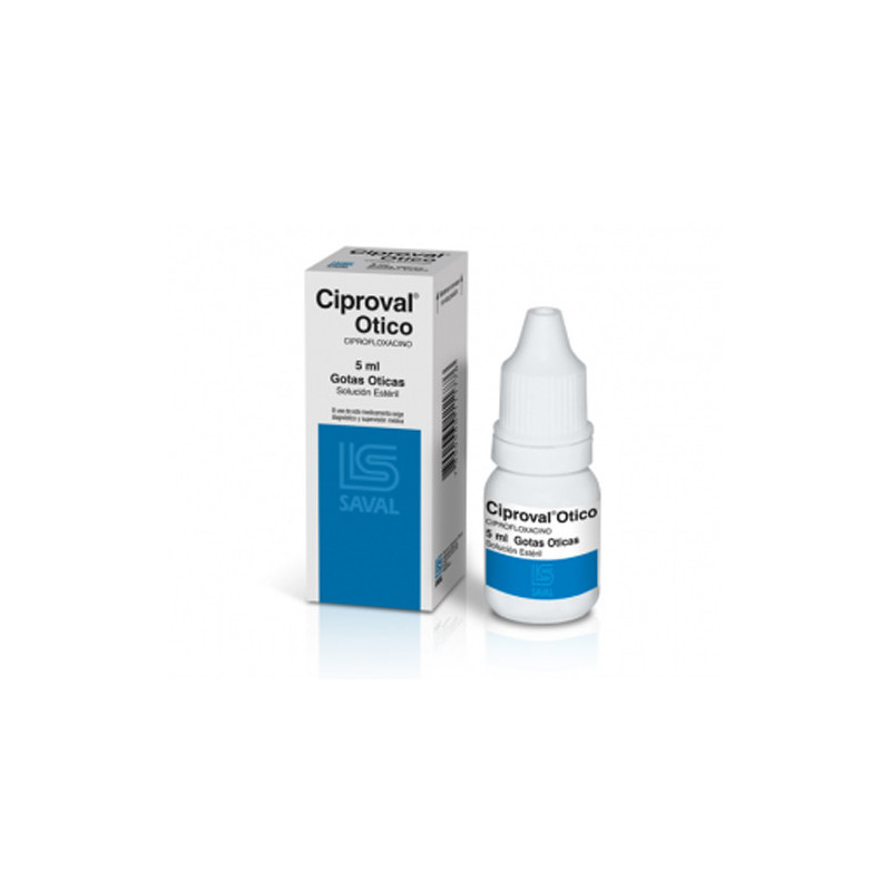 Ciproval Otico 0.3% 5 Ml