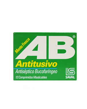 AB Antitusivo Menta Fresca 12 comprimidos