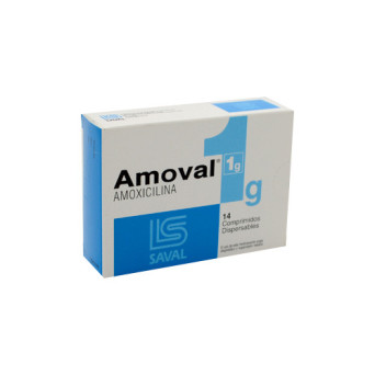 Amoval 1 G 14 Comprimidos Dispersables