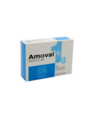 Amoval 1 G 14 Comprimidos Dispersables