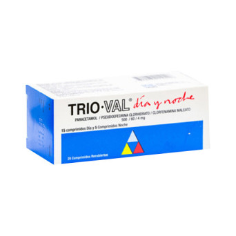 Trioval Dia - Noche 20 comprimidos