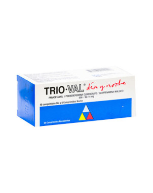 Trioval Dia - Noche 20 comprimidos