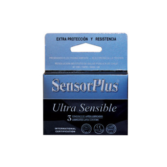 Sensor Plus Preservativo Ultra Sens x 3