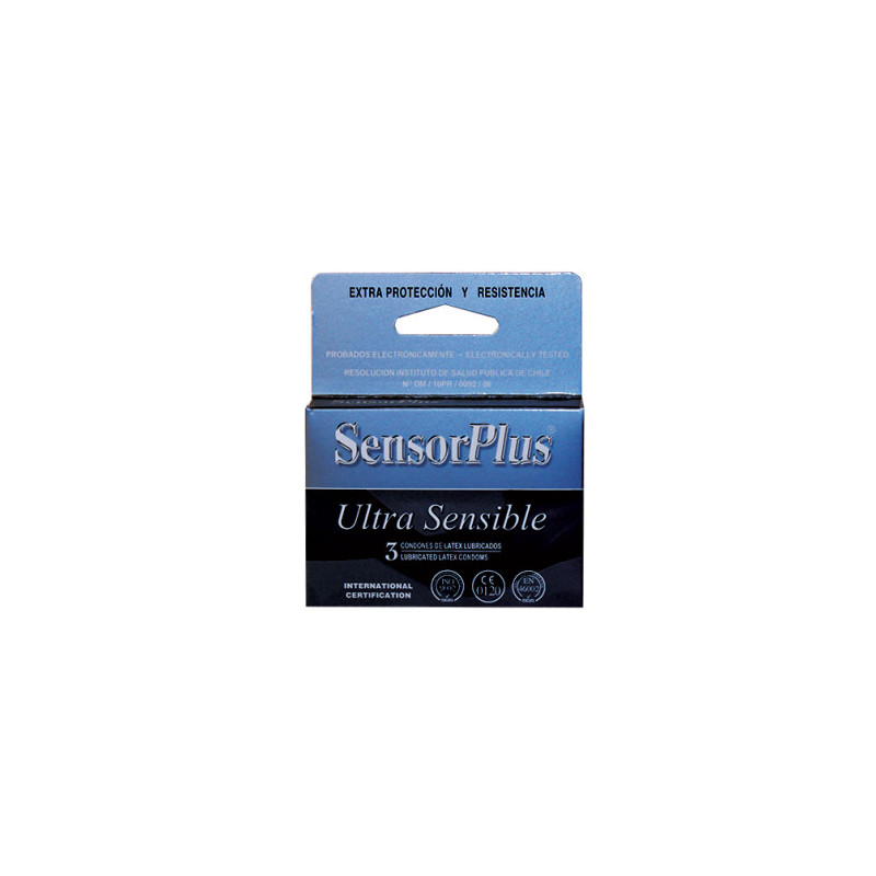 Sensor Plus Preservativo Ultra Sens x 3
