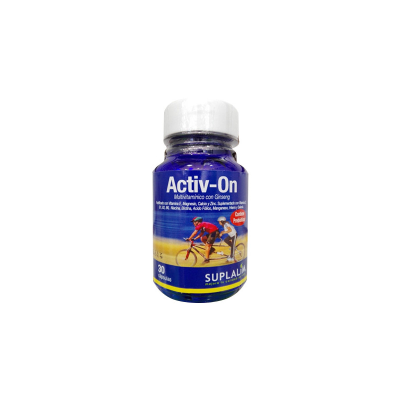 Activ On multivitamínico con Ginseng x 30 cáps