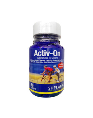 Activ On multivitamínico con Ginseng x 30 cáps