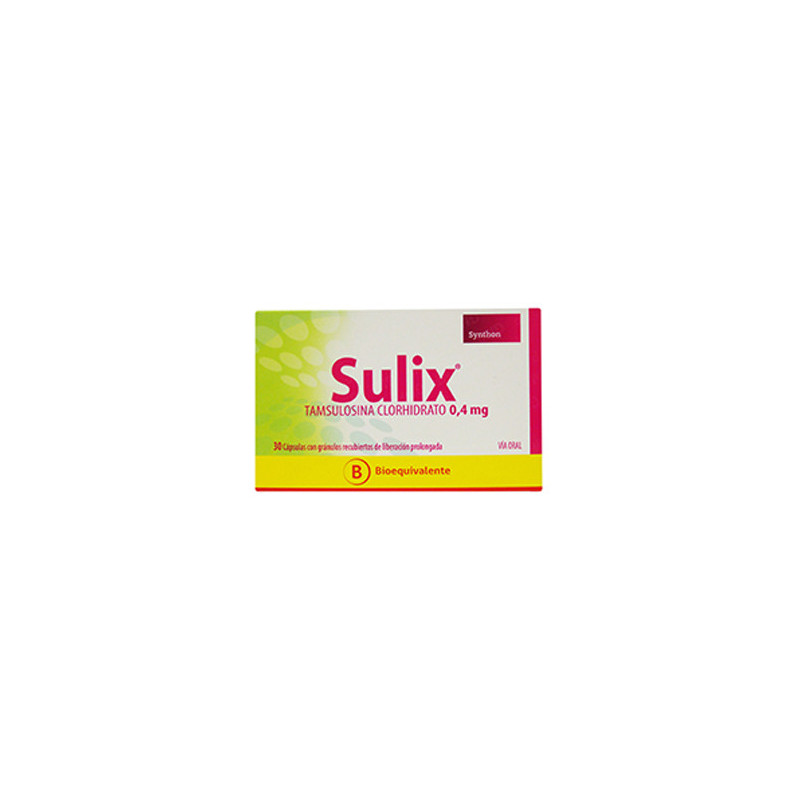 Sulix cápsulas LP 0.4 mg 30 cap.