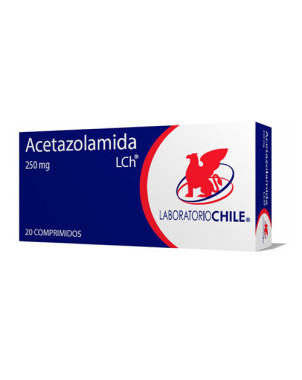 Acetazolamida 250 mg x 20 comp