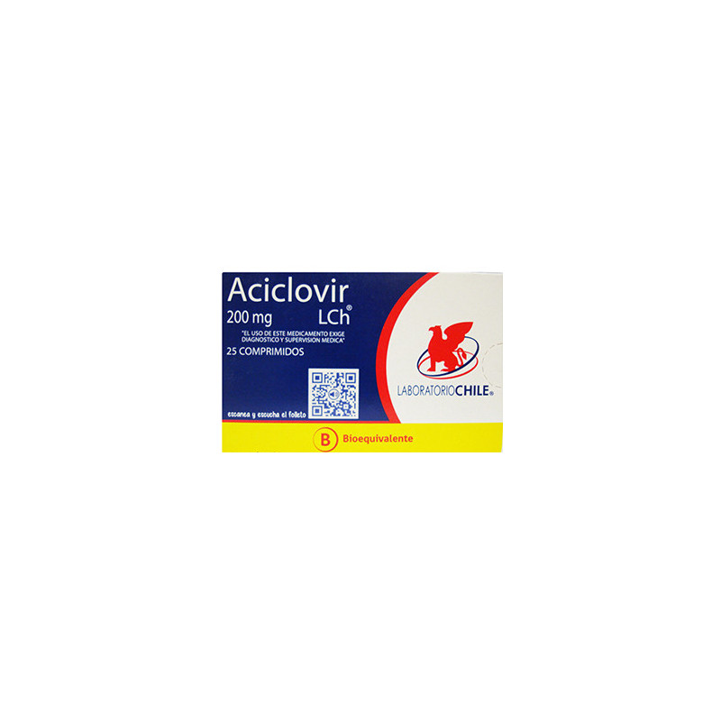Aciclovir 200  mg x 25 comp
