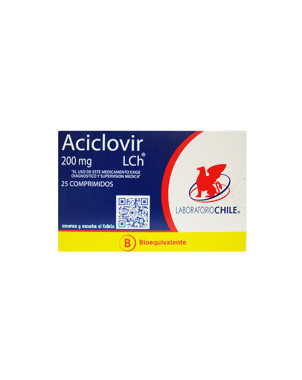 Aciclovir 200  mg x 25 comp