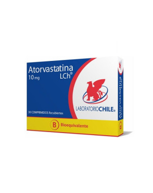 Atorvastatina 10 mg 30 comp. Lab. Chile