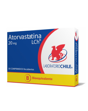 Atorvastatina 20 mg 30 comp