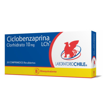 Ciclobenzaprina 10 mg. 20 comp.