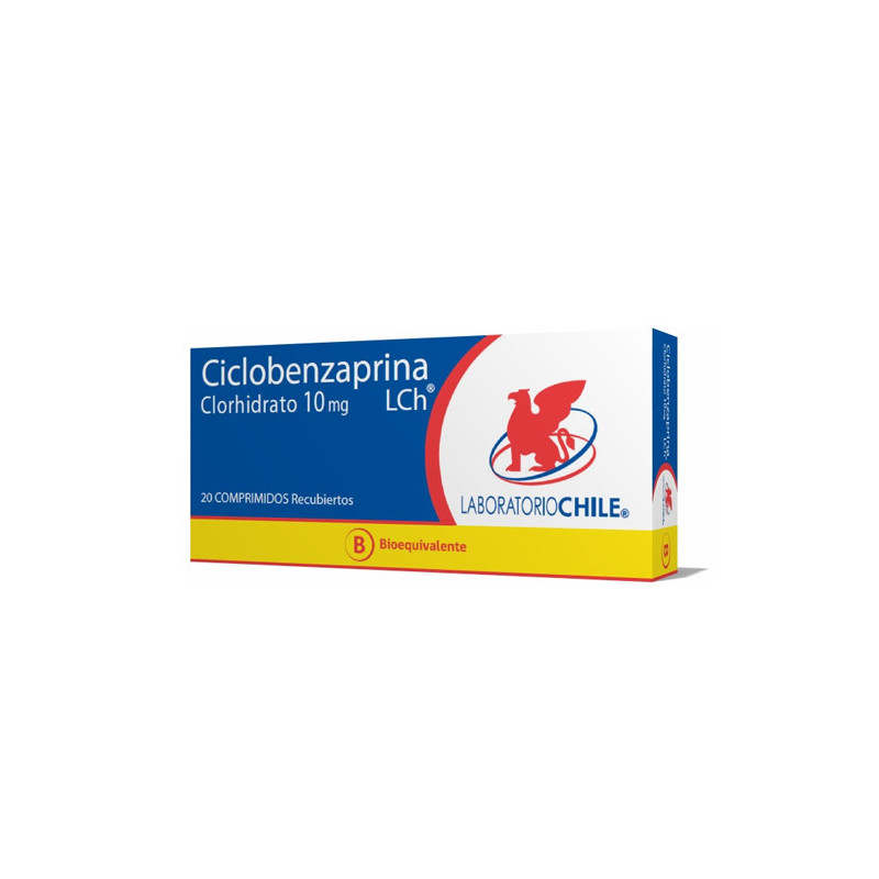 Ciclobenzaprina 10 mg. 20 comp.