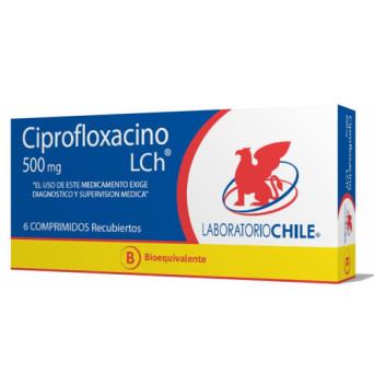 Ciprofloxacino 500  mg x 6 comp