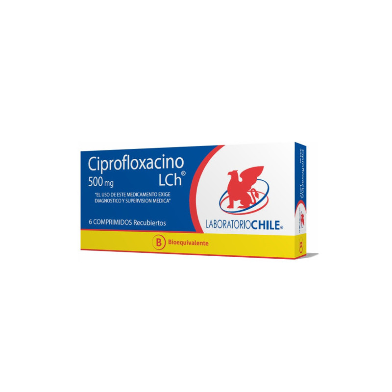 Ciprofloxacino 500  mg x 6 comp
