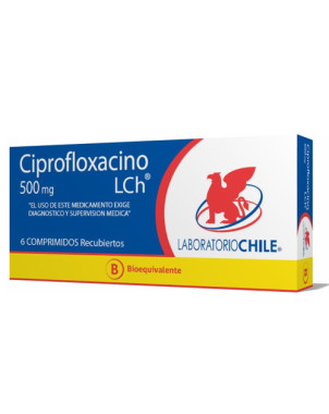 Ciprofloxacino 500  mg x 6 comp