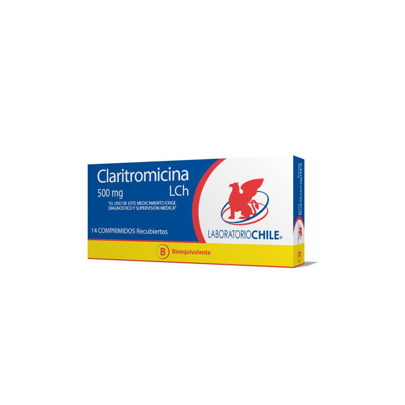 Claritromicina 500 mg 14 comprimidos