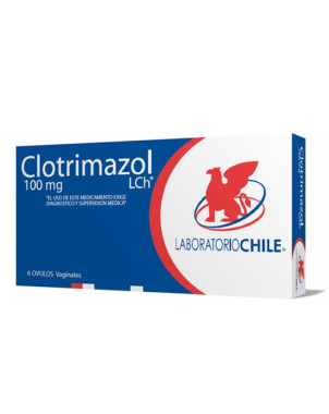 Clotrimazol 100 mg x 6 óvulos Lab Chile