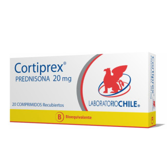 Cortiprex 20 mg. 20 comp. recubiertos Teva