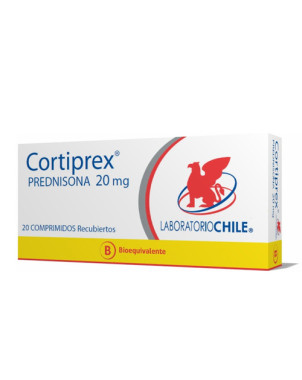 Cortiprex 20 mg. 20 comp. recubiertos Teva