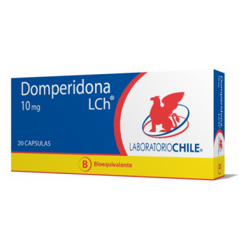 Domperidona 10 mg 20 Capsulas Lab Chile