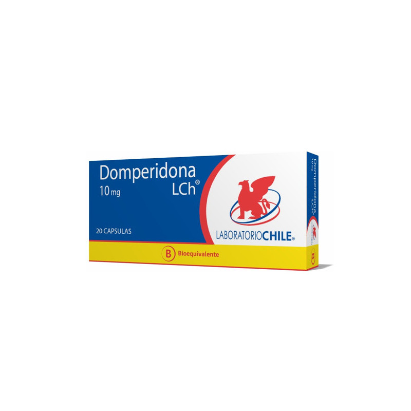 Domperidona 10 mg 20 Capsulas Lab Chile