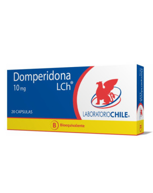 Domperidona 10 mg 20 Capsulas Lab Chile