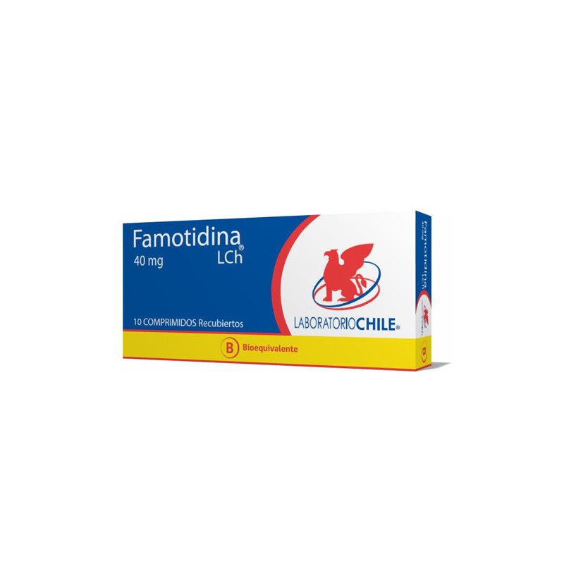 Famotidina 40 mg x 10 comp