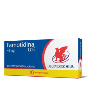 Famotidina 40 mg x 10 comp